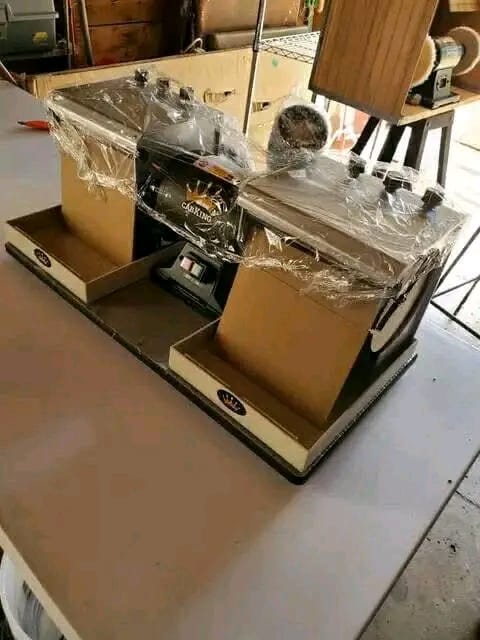 CabKing 6 Inch 6 Wheel Lapidary Grinding & Polishing Machine