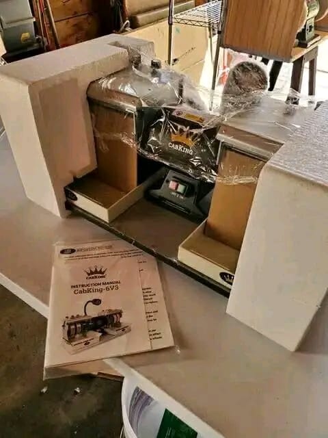 CabKing 6 Inch 6 Wheel Lapidary Grinding & Polishing Machine - Image 4