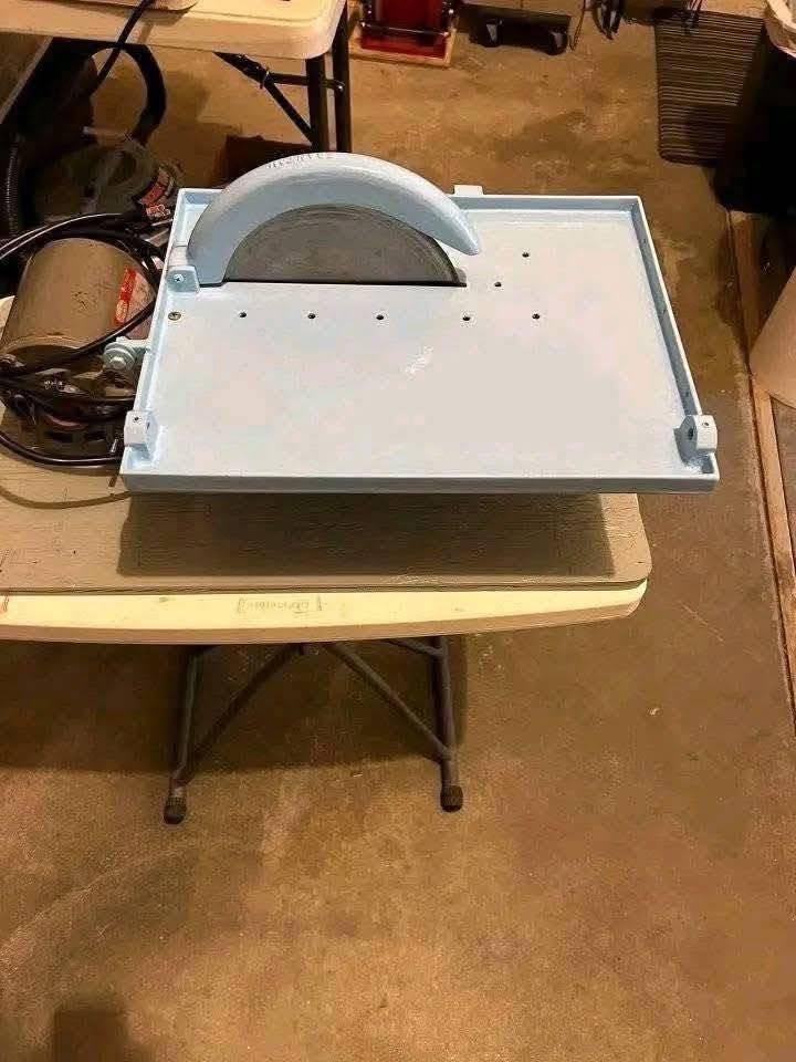 Frantom 10" Lapidary Rock Trim & Slab Saw – Rebuilt, Ready to Cut, 1/3 HP Dayton Motor - Image 7