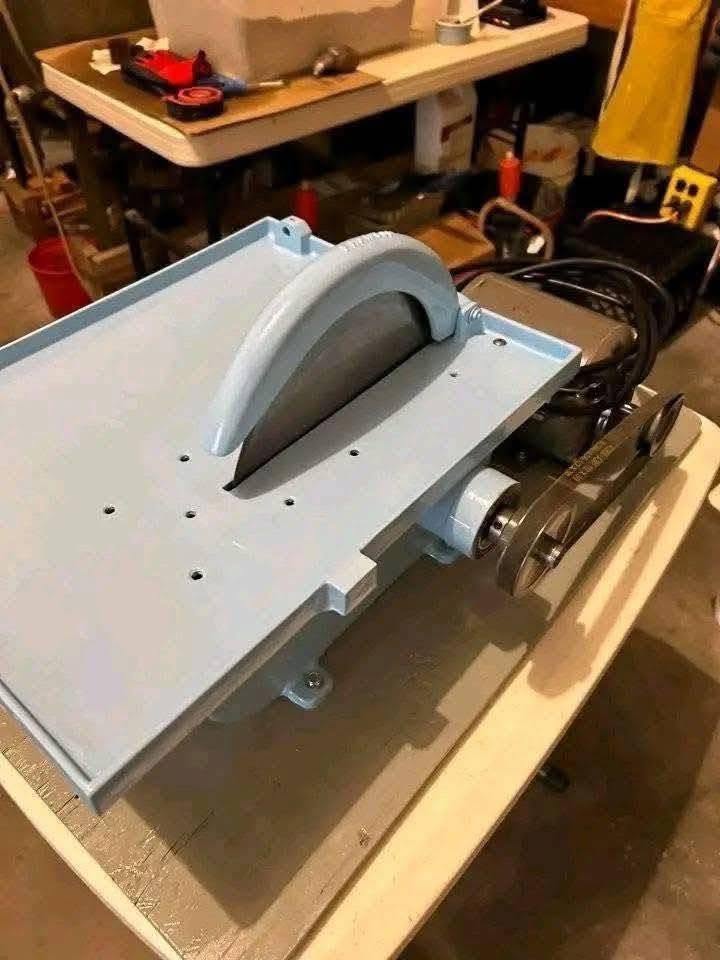 Frantom 10" Lapidary Rock Trim & Slab Saw – Rebuilt, Ready to Cut, 1/3 HP Dayton Motor - Image 4