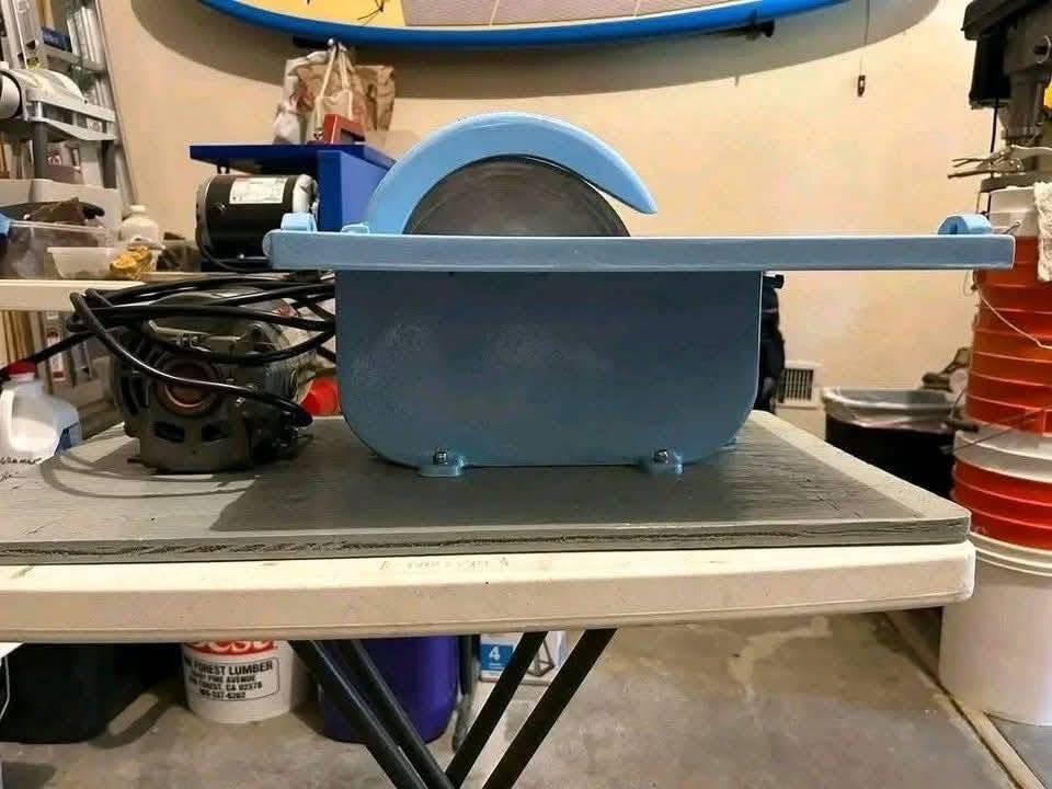 Frantom 10" Lapidary Rock Trim & Slab Saw – Rebuilt, Ready to Cut, 1/3 HP Dayton Motor - Image 3